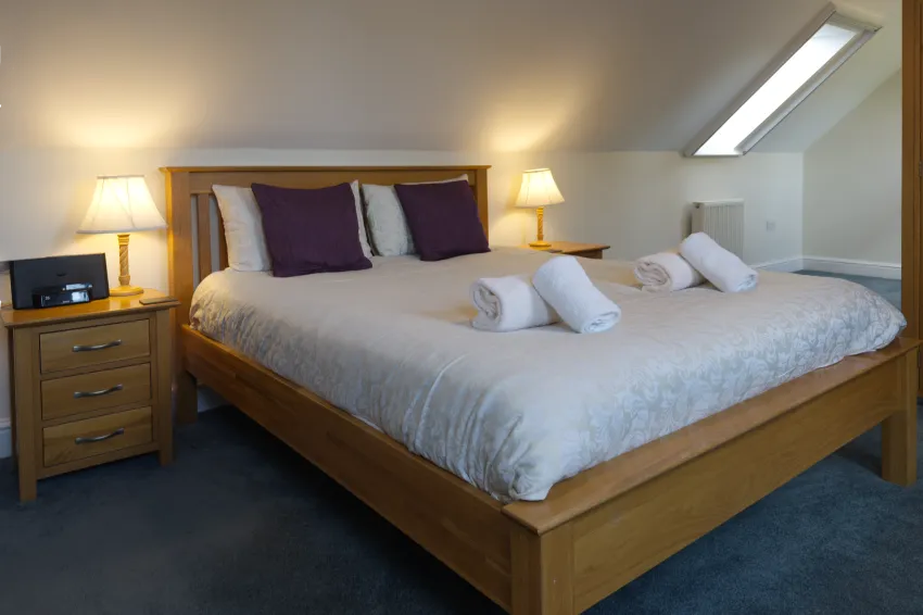 Main bedroom with ensuite bathroom