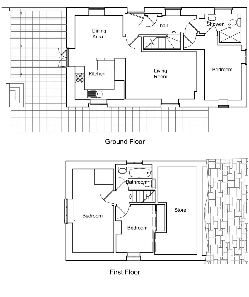Stables Cottage Floor Plans