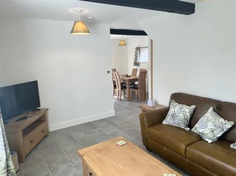 Sitting room with smart TV