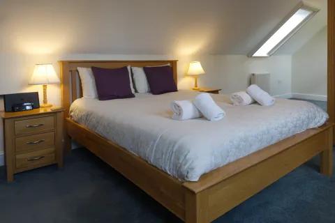 Main bedroom with ensuite bathroom
