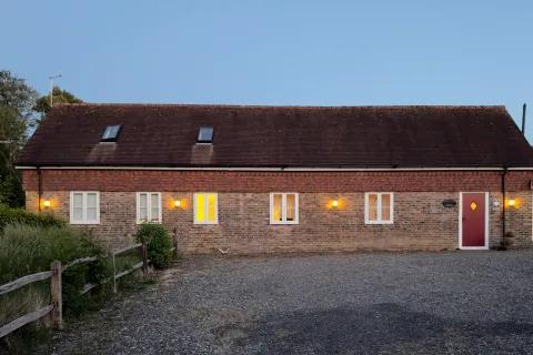 Orchard Cottage at Dusk